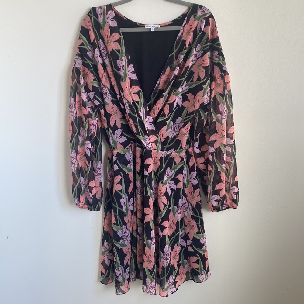 Anthropologie Aryessa Floral Trellis Dress